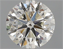 Natural Diamond 1.01 Carats, Round with Very Good Cut, J Color, SI1 Clarity and Certified by GIA