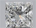 Natural Diamond 1.51 Carats, Princess with  Cut, H Color, VS1 Clarity and Certified by GIA