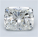 Natural Diamond 2.72 Carats, Cushion with  Cut, G Color, VS1 Clarity and Certified by GIA