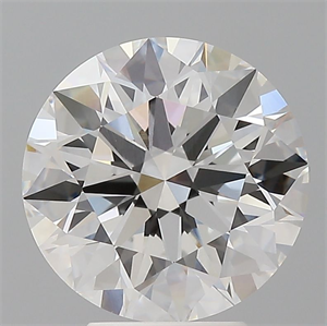 Picture of Lab Grown Diamond 4.53 Carats, Round with Ideal Cut, E Color, VVS2 Clarity and Certified by IGI