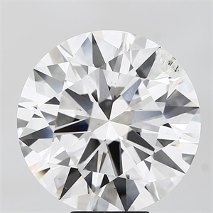 Picture of Lab Grown Diamond 10.04 Carats, Round with Ideal Cut, F Color, SI2 Clarity and Certified by IGI