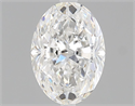 Natural Diamond 1.30 Carats, Oval with  Cut, D Color, VS1 Clarity and Certified by GIA