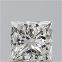 Natural Diamond 1.01 Carats, Princess with  Cut, I Color, VS2 Clarity and Certified by GIA