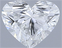 Natural Diamond 0.46 Carats, Heart with  Cut, H Color, VS2 Clarity and Certified by GIA