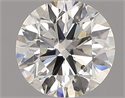 Natural Diamond 0.90 Carats, Round with Excellent Cut, H Color, SI1 Clarity and Certified by GIA