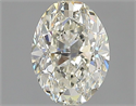 Natural Diamond 1.01 Carats, Oval with  Cut, H Color, VS2 Clarity and Certified by GIA
