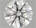 Diamante Natural 0.45 quilates, Redondo , Color I, claridad IF y certificado GIA