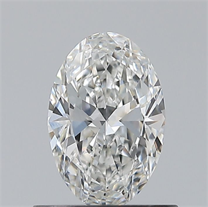 Picture of Natural Diamond 0.59 Carats, Oval with  Cut, E Color, VVS2 Clarity and Certified by GIA