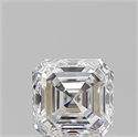 Diamante Natural 0.90 quilates, Asscher , Color E, claridad VVS2 y certificado GIA