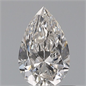 Natural Diamond 0.45 Carats, Pear with  Cut, G Color, VVS1 Clarity and Certified by GIA