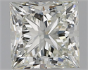 Natural Diamond 1.01 Carats, Princess with  Cut, J Color, IF Clarity and Certified by GIA