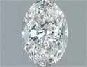 Natural Diamond 1.20 Carats, Oval with  Cut, H Color, SI2 Clarity and Certified by GIA