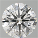 Lab Grown Diamond 5.10 Carats, Round with Ideal Cut, E Color, VVS2 Clarity and Certified by IGI