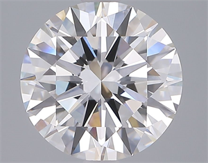 Picture of Lab Grown Diamond 3.51 Carats, Round with Excellent Cut, F Color, VVS2 Clarity and Certified by IGI