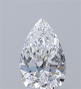 Picture of Natural Diamond 0.40 Carats, Pear with  Cut, D Color, VVS2 Clarity and Certified by GIA