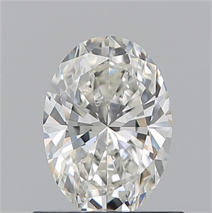 Picture of Natural Diamond 0.74 Carats, Oval with  Cut, I Color, VVS1 Clarity and Certified by GIA