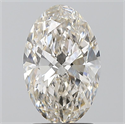 Diamante Natural 2.02 quilates, Ovalado , Color J, claridad VS2 y certificado GIA