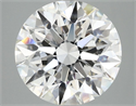 Lab Grown Diamond 5.08 Carats, Round with Excellent Cut, F Color, VVS2 Clarity and Certified by IGI