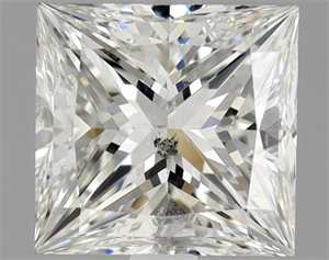 Picture of Natural Diamond 1.21 Carats, Princess with  Cut, G Color, SI2 Clarity and Certified by HRD