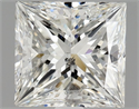Natural Diamond 1.21 Carats, Princess with  Cut, G Color, SI2 Clarity and Certified by HRD