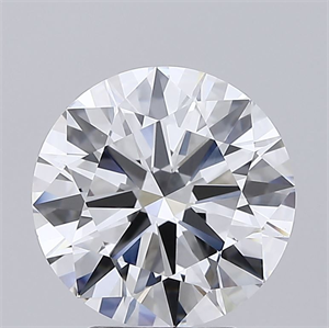Picture of Lab Grown Diamond 3.52 Carats, Round with Ideal Cut, D Color, VVS1 Clarity and Certified by IGI