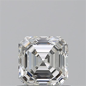 Foto Diamante Natural 0.81 quilates, Asscher , Color H, claridad VVS2 y certificado GIA de