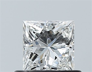Foto Diamante Natural 0.50 quilates, Princesa , Color G, claridad VVS1 y certificado GIA de