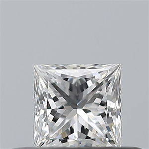 Foto Diamante Natural 0.25 quilates, Princesa , Color E, claridad IF y certificado GIA de