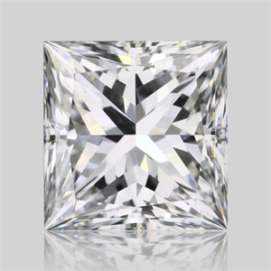 Picture of Natural Diamond 1.01 Carats, Princess with  Cut, G Color, VS1 Clarity and Certified by GIA