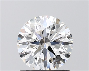 Picture of Lab Grown Diamond 1.05 Carats, Round with Ideal Cut, D Color, VVS2 Clarity and Certified by IGI