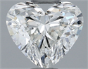 Natural Diamond 0.72 Carats, Heart with  Cut, I Color, SI2 Clarity and Certified by GIA