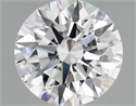 Lab Grown Diamond 1.10 Carats, Round with Ideal Cut, D Color, VS2 Clarity and Certified by IGI