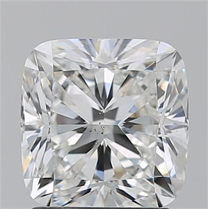 Foto Diamante Natural 2.01 quilates, Del cojín , Color G, claridad SI1 y certificado GIA de