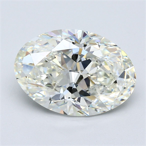 Picture of Natural Diamond 5.08 Carats, Oval with  Cut, K Color, VVS2 Clarity and Certified by GIA