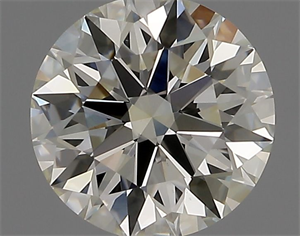 Picture of Natural Diamond 1.06 Carats, Round with Excellent Cut, J Color, VS1 Clarity and Certified by IGI