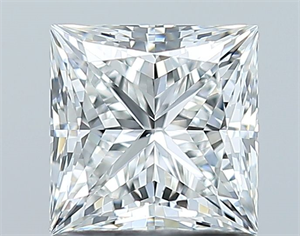 Foto Diamante Natural 1.20 quilates, Princesa , Color F, claridad VS2 y certificado GIA de