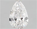 Natural Diamond 1.20 Carats, Pear with  Cut, D Color, SI2 Clarity and Certified by GIA
