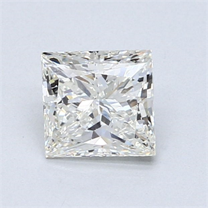 Picture of Natural Diamond 1.04 Carats, Princess with  Cut, H Color, VS1 Clarity and Certified by IGI
