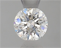 Natural Diamond 0.51 Carats, Round with Excellent Cut, E Color, SI1 Clarity and Certified by GIA
