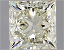 Natural Diamond 1.40 Carats, Princess with  Cut, N Color, VS2 Clarity and Certified by GIA