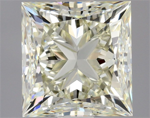 Picture of Natural Diamond 1.40 Carats, Princess with  Cut, N Color, VS2 Clarity and Certified by GIA