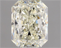 Natural Diamond 1.01 Carats, Radiant with  Cut, L Color, VS2 Clarity and Certified by GIA