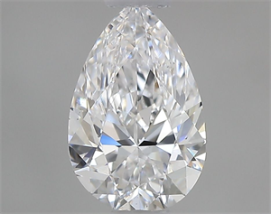 Picture of Natural Diamond 0.50 Carats, Pear with  Cut, D Color, SI1 Clarity and Certified by GIA
