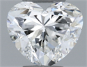 Natural Diamond 0.31 Carats, Heart with  Cut, G Color, VS2 Clarity and Certified by GIA