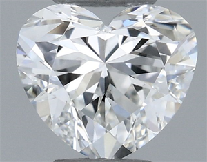 Picture of Natural Diamond 0.31 Carats, Heart with  Cut, G Color, VS2 Clarity and Certified by GIA