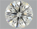Natural Diamond 2.01 Carats, Round with Excellent Cut, J Color, VVS2 Clarity and Certified by IGI