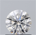 Natural Diamond 0.70 Carats, Round with Excellent Cut, H Color, SI2 Clarity and Certified by GIA