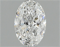 Natural Diamond 0.52 Carats, Oval with  Cut, E Color, VVS2 Clarity and Certified by GIA