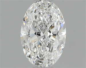 Picture of Natural Diamond 0.52 Carats, Oval with  Cut, E Color, VVS2 Clarity and Certified by GIA