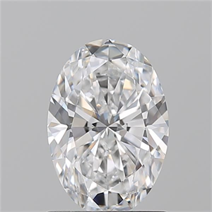 Picture of Natural Diamond 1.20 Carats, Oval with  Cut, D Color, VS2 Clarity and Certified by GIA